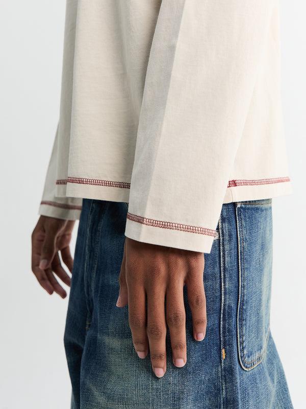 Stoy ANOTHER T-Shirt 3.0 In Grey And Burnt Red