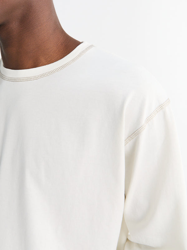 Stoy Another T-Shirt 3.0 In White And Brown