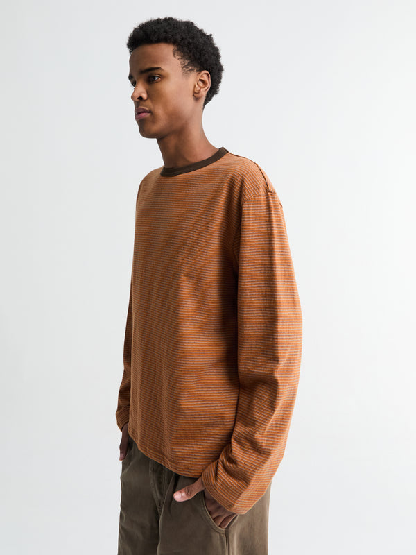 Stoy Another T-Shirt 3.0 JPN In Rust Stripe