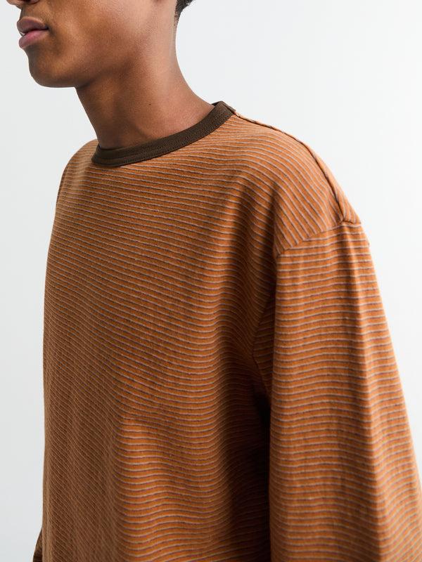 Stoy Another T-Shirt 3.0 JPN In Rust Stripe