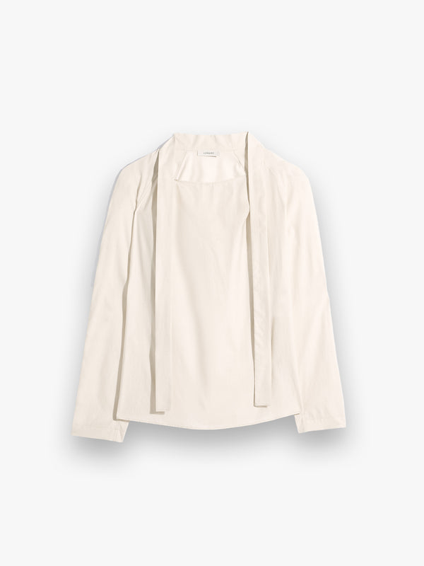 Stoy Ascot Blouse In Light Cream