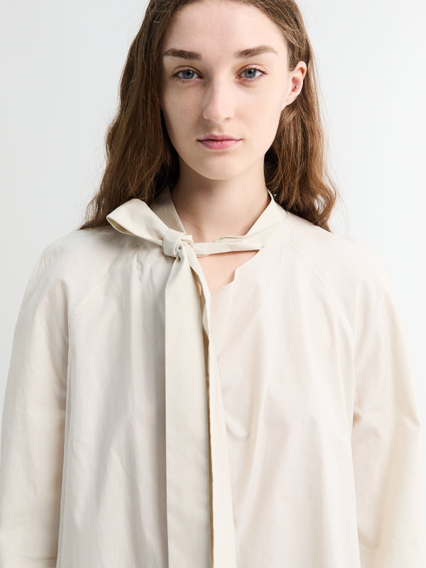 Stoy Ascot Blouse In Light Cream