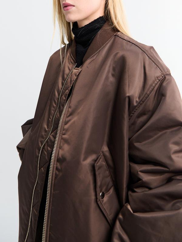 Stoy Astra Bomber Jacket In Brown