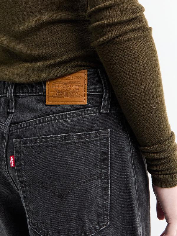 Stoy Baggy Dad Barrel Jeans In Reberl Edge Barrel