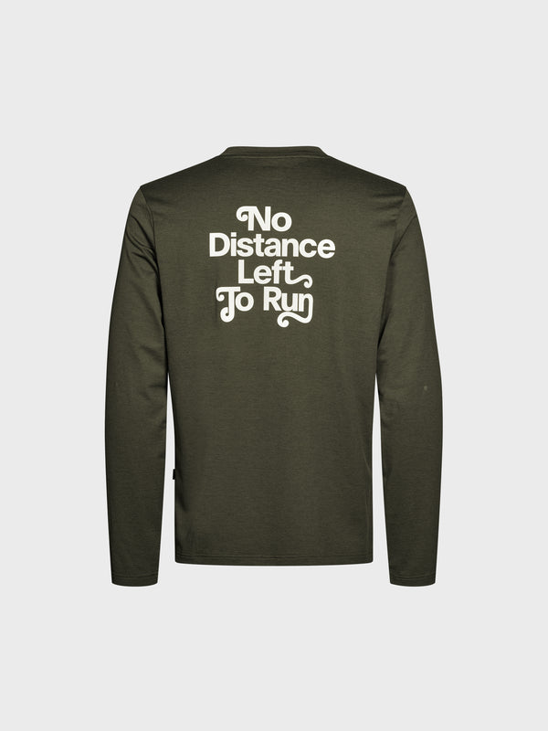 Stoy Balance Long Sleeve T-Shirt ND In Dark Olive