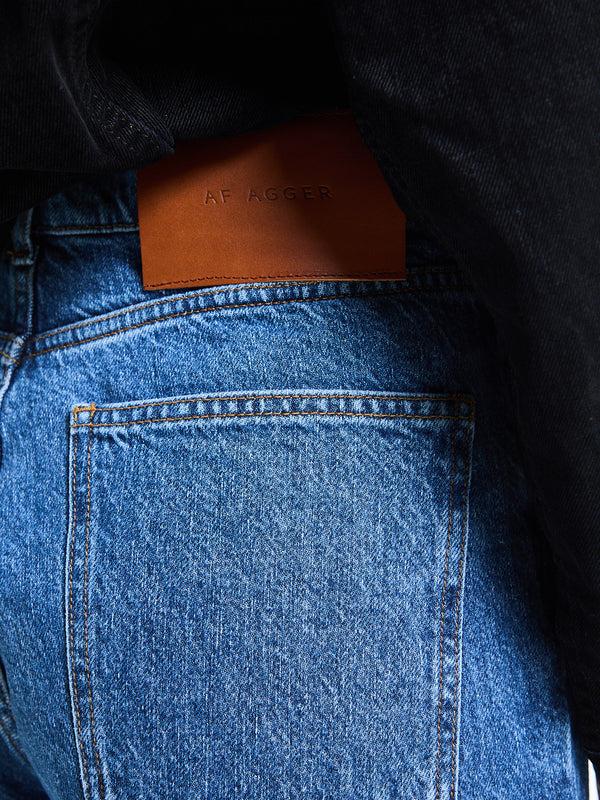 Stoy Barrel Jeans In Washed Blue