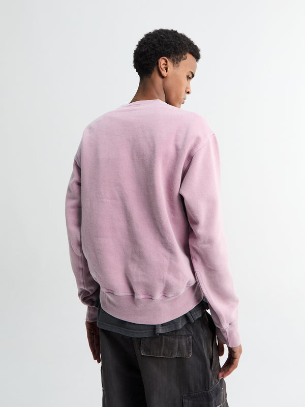 Stoy BASE SWEAT In Gentlemens Pink Star Fleece