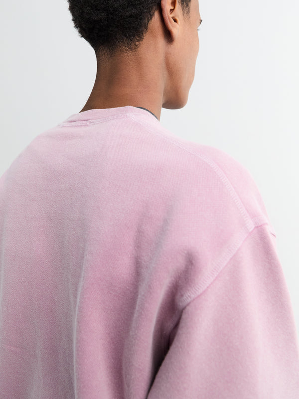 Stoy BASE SWEAT In Gentlemens Pink Star Fleece