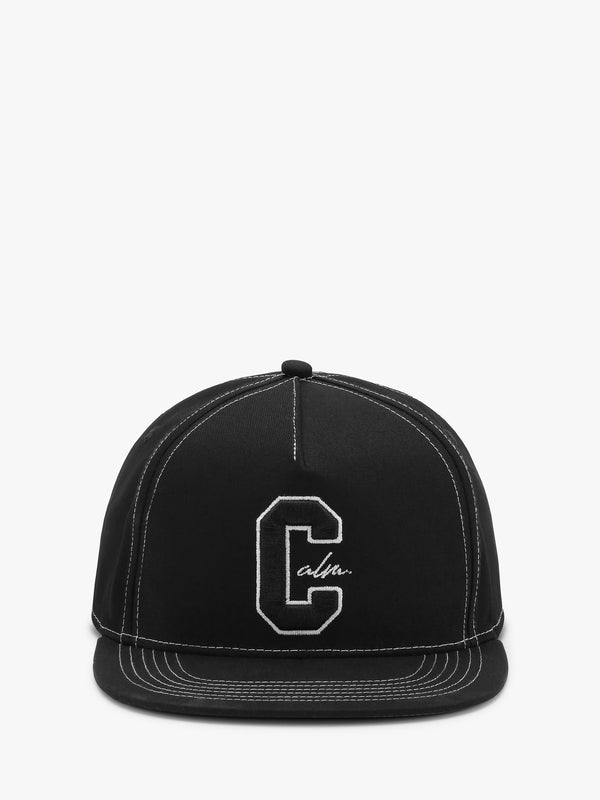 stoy Baseball Cap in Black and White
