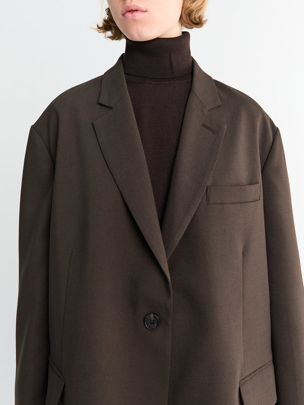 Stoy Bea Blazer In Dark Expresso