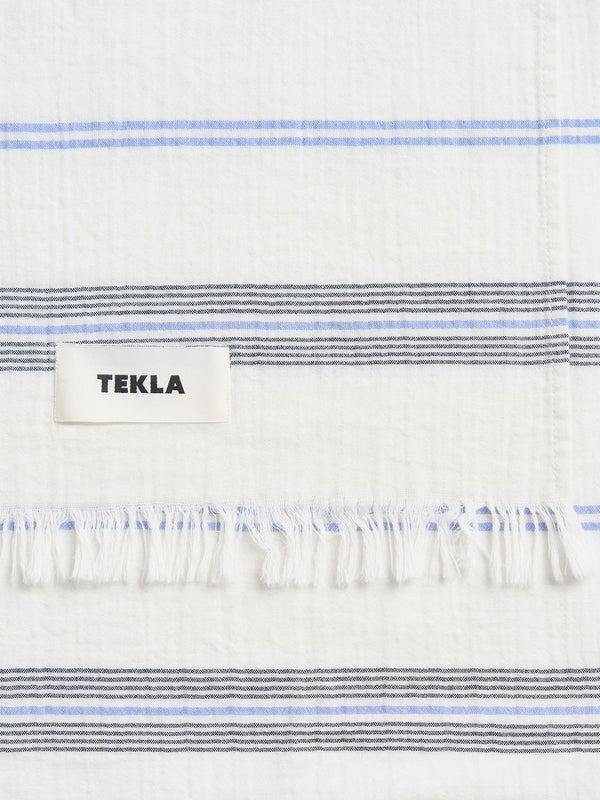 Stoy Beach Cotton Sheet In Villa Stripes