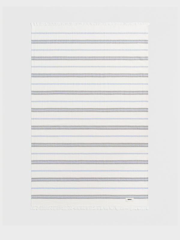 Stoy Beach Cotton Sheet In Villa Stripes