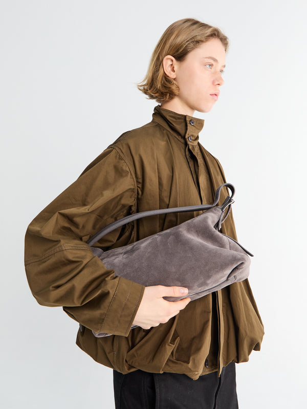 Stoy Belted Baguette Bag In Mink