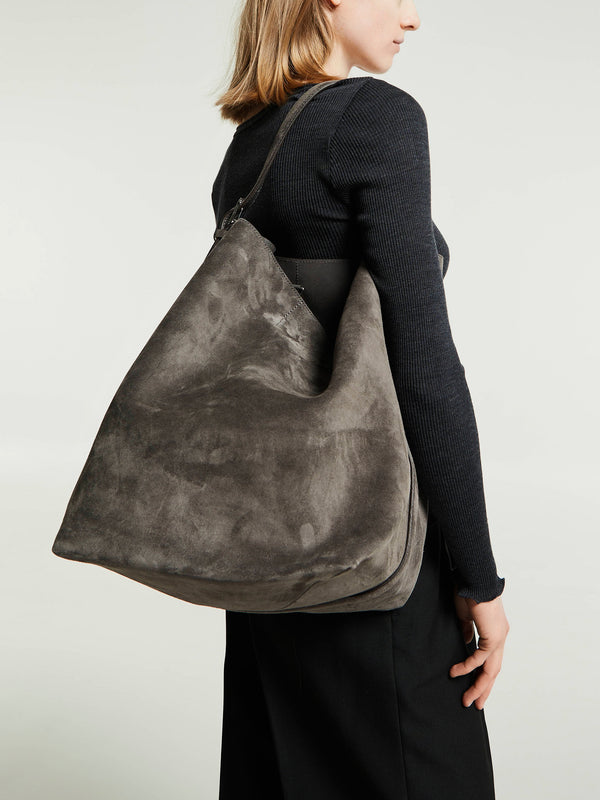 Stoy Belted Tote Bag In Granite