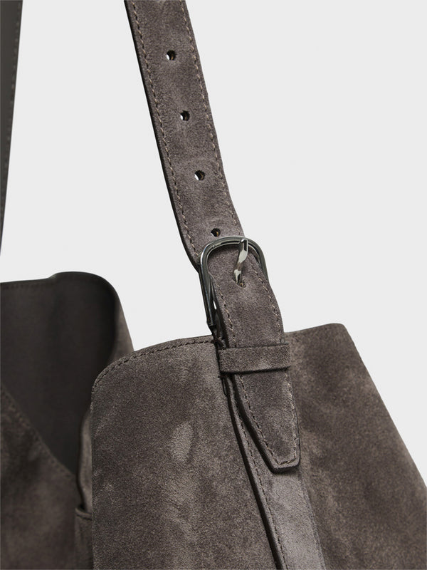 Stoy Belted Tote Bag In Granite