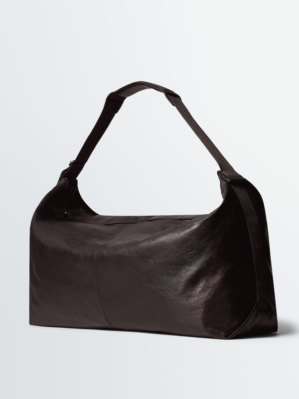 Stoy Berlingot 72H Weekend Bag In Dark Chocolate