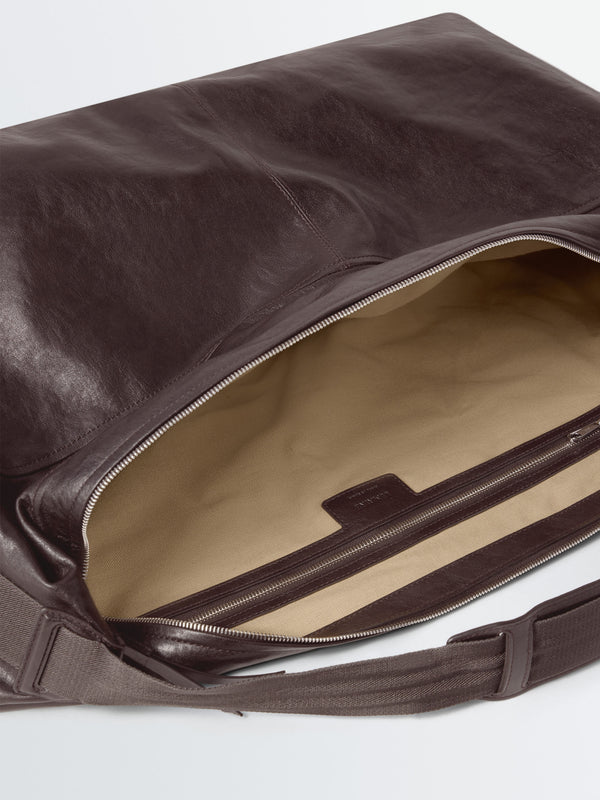 Stoy Berlingot 72H Weekend Bag In Dark Chocolate