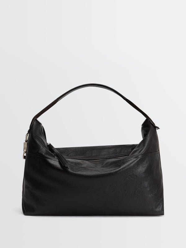 stoy Berlingot Hobo Bag in Dark Chocolate