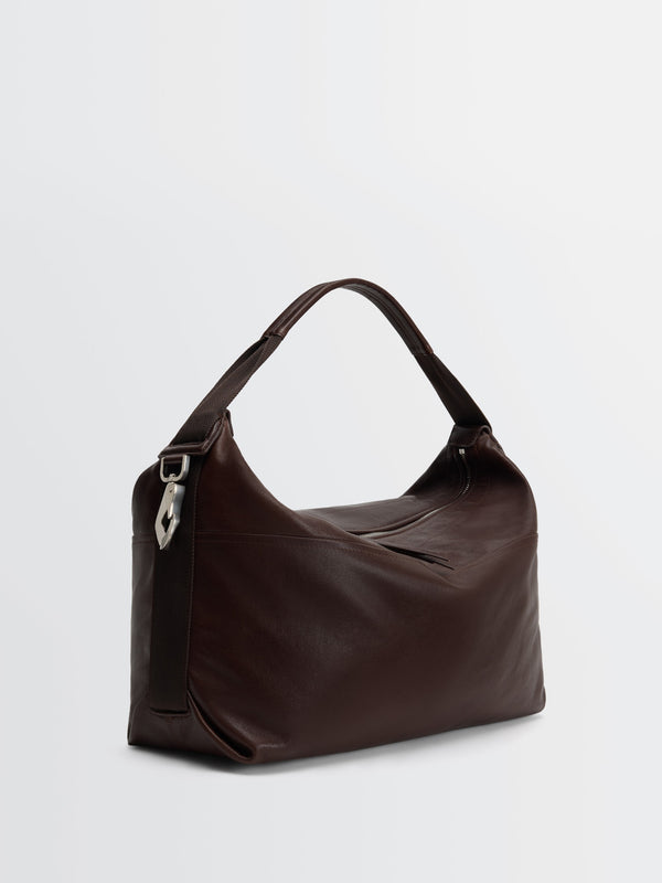 Stoy Berlingot Hobo Bag In Espresso