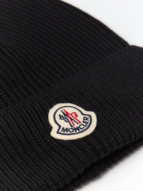 Stoy Berretto Tricot Beanie In Black