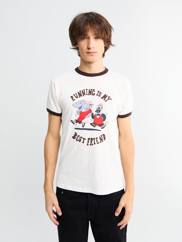 stoy Bestie Tee in White