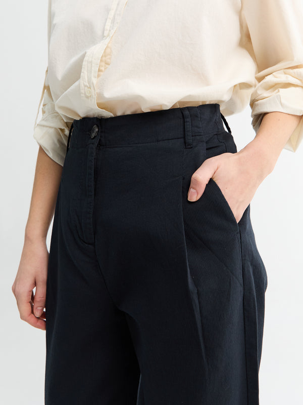 Stoy Billy Pant Zip In Black Navy