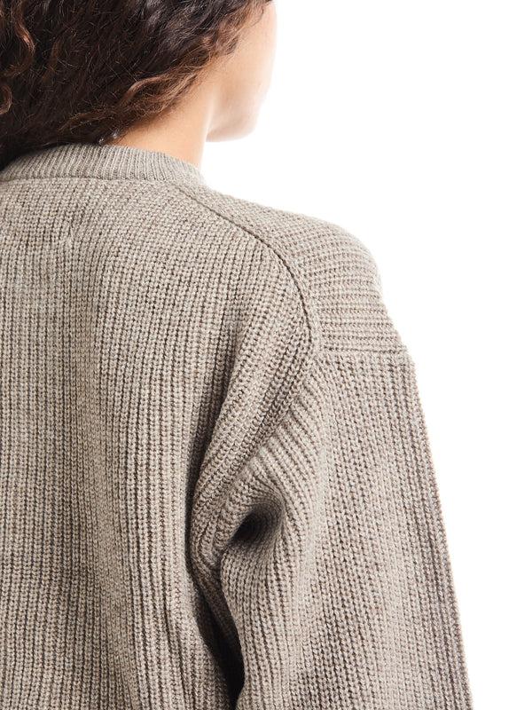 Stoy Bine Cardigan In Pure Soil
