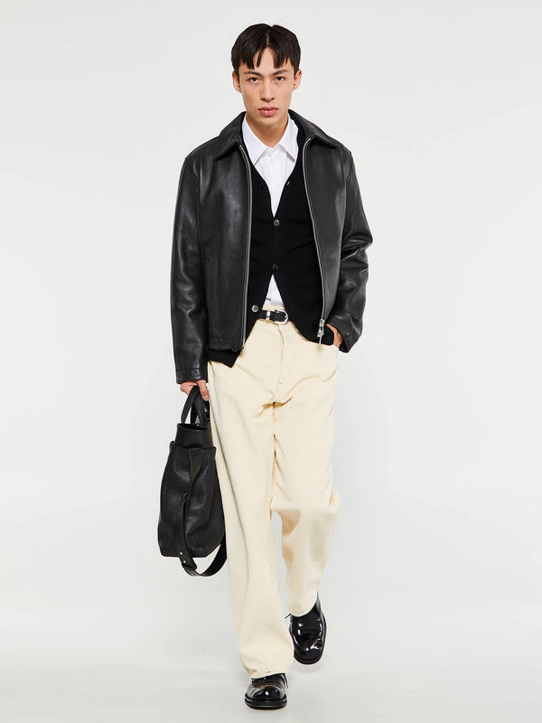 Stoy Black Heart Cardigan In Black