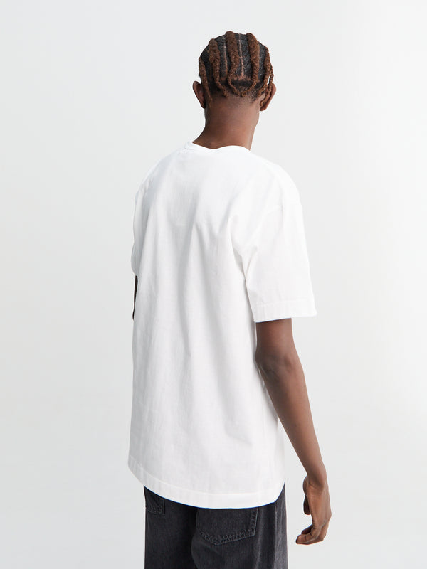 Stoy Black Heart T-Shirt In White