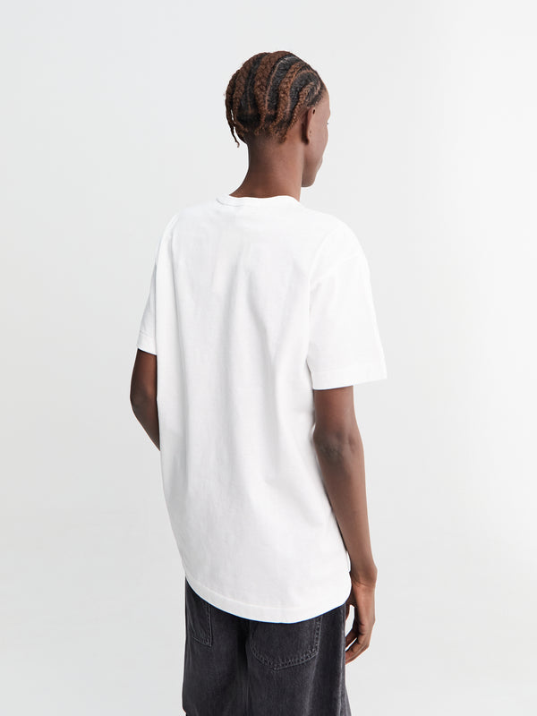 Stoy Black Heart T-Shirt In White