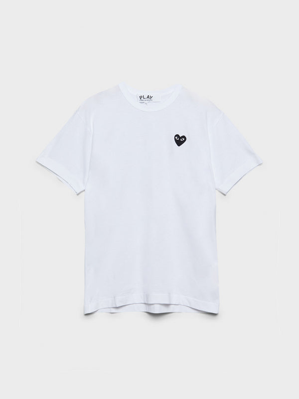 Stoy Black Heart T-Shirt In White