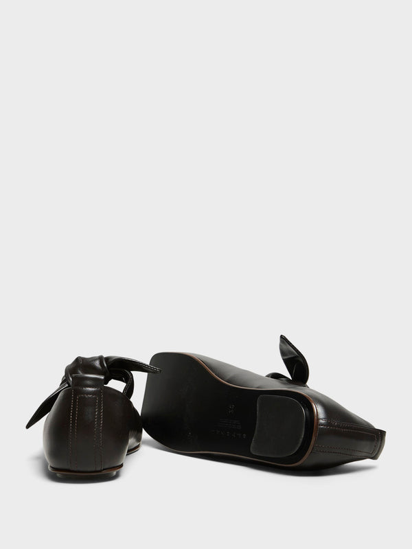 Stoy Bo Flats In Deep Brown