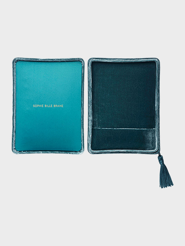 Stoy Boîte Velvet Jewelry Box In Green