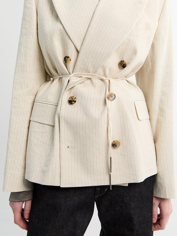 Stoy Bosea Bis Blazer In Ecru