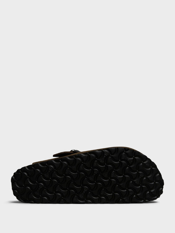 Stoy Boston Suede Leather Shoes In Carafe Tonal