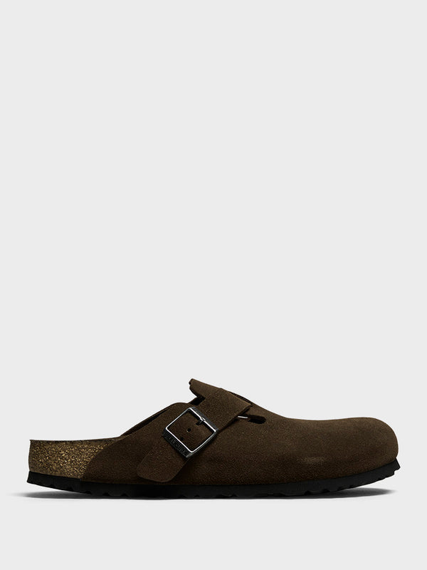 stoy Boston Suede Leather Shoes in Carafe Tonal
