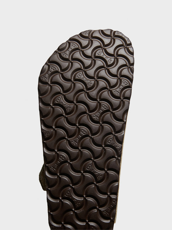 Stoy Boston Suede Regular Sandals In Taupe