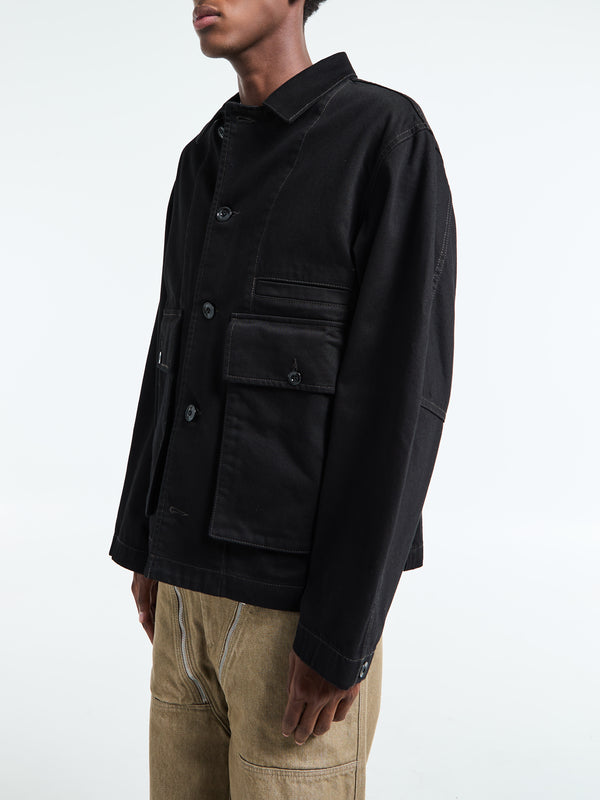 Stoy Boxy Jacket In Black