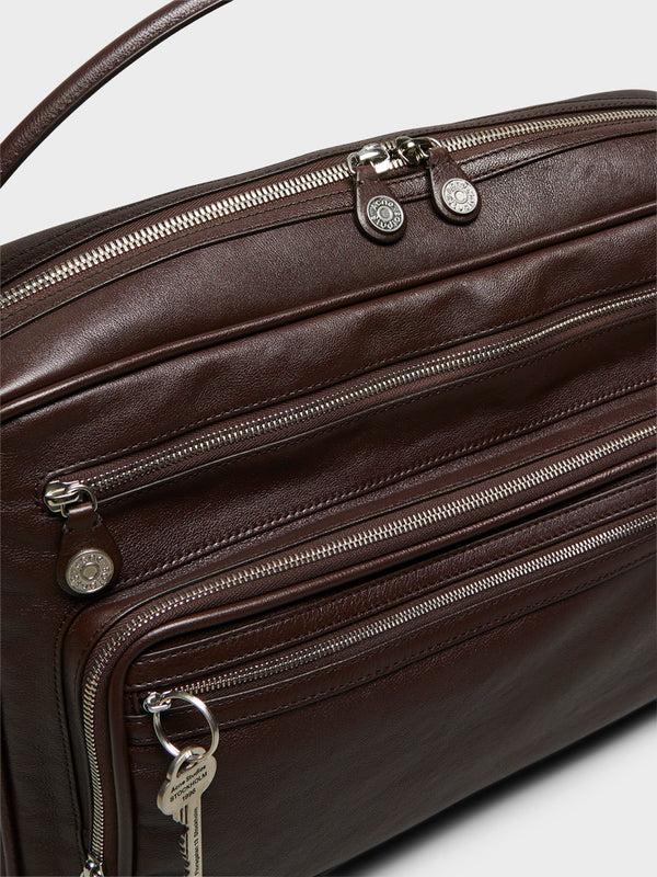 Stoy Camero Camera Bag In Chocolate Brown