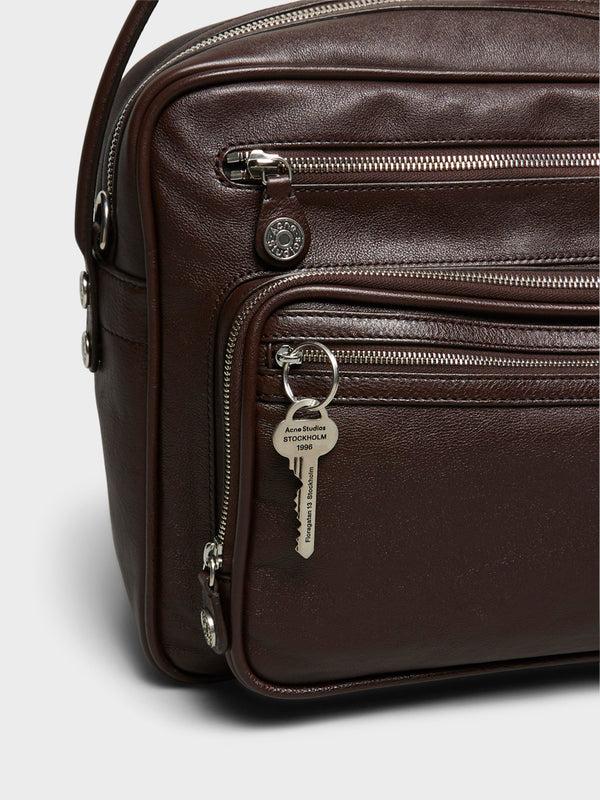 Stoy Camero Camera Bag In Chocolate Brown