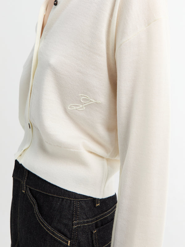 Stoy Cardigan In Off White