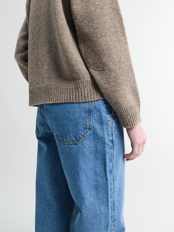 Stoy Carlo Midwaist Wide Jeans In Clear Blue