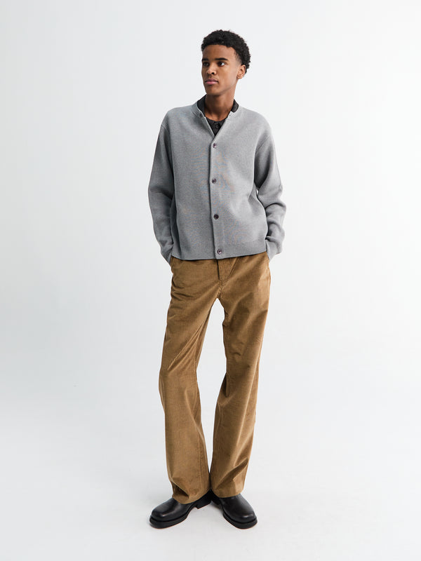 Stoy Cash Cord Night Trouser Ponto In Khaki