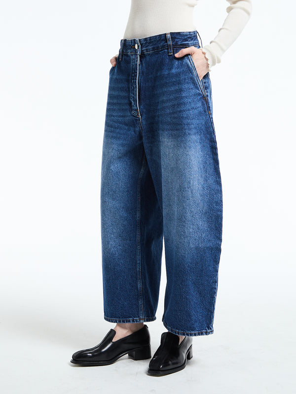 Stoy Chalco Pants In Worn Wash Indigo