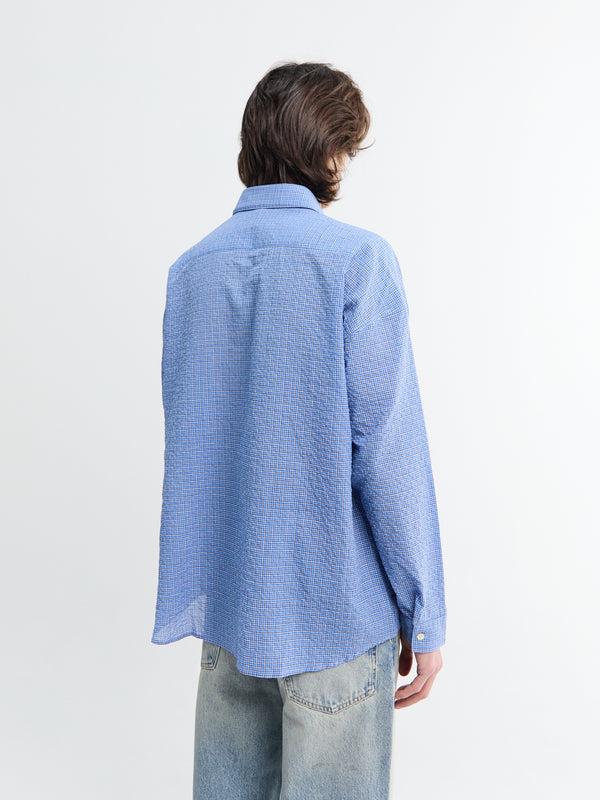 Stoy Check Stable Shirt In Blue