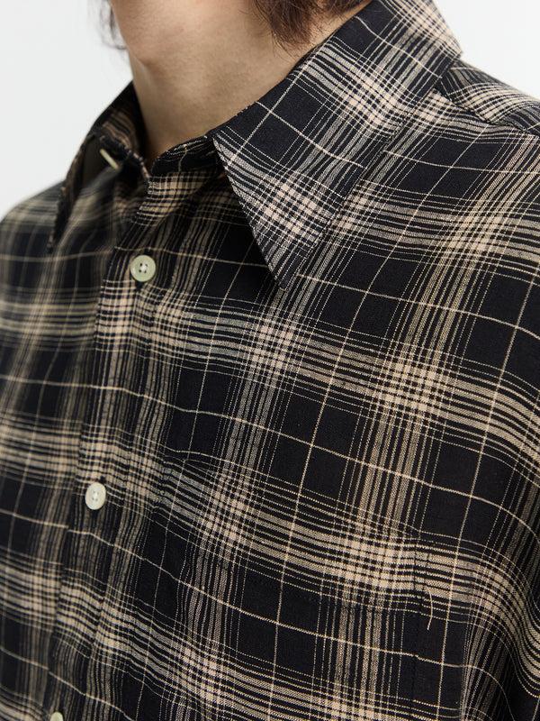 Stoy Checked Stable Shirt In Black