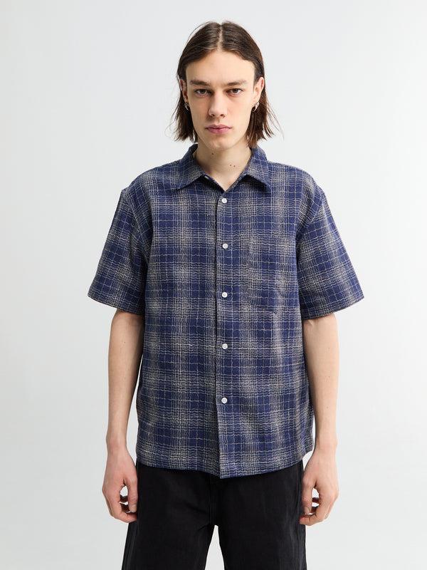 stoy Checkered Shirt in Blue