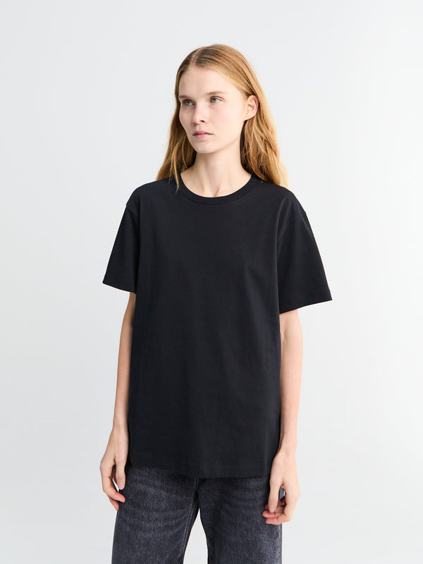 Stoy Classic Circular Tee II In Black