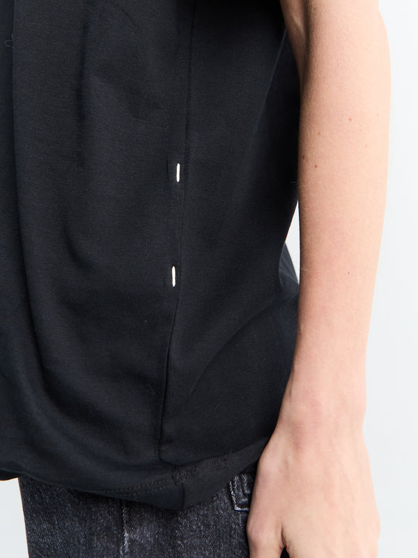 Stoy Classic Circular Tee II In Black