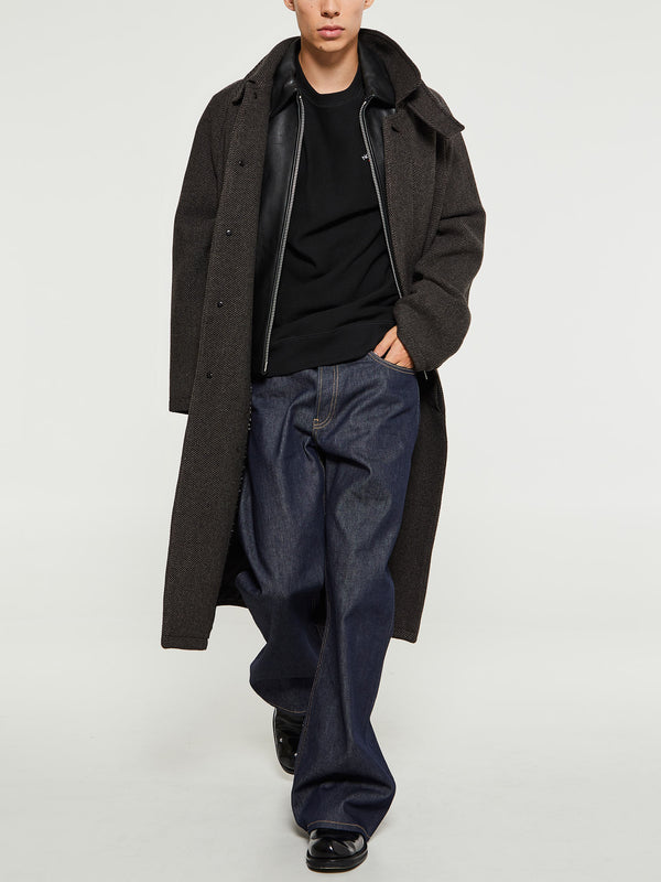 Stoy Classic Crewneck Sweatshirt In Black